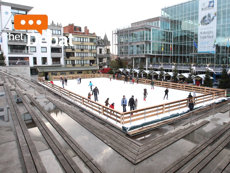 Een archiefbeeld van de ijspiste in Koksijde. Al mag dit zeker wel eens een rolschaatspiste zijn volgens jullie.