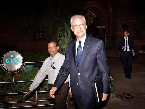 De Italiaanse ambassadeur Daniele Mancini.