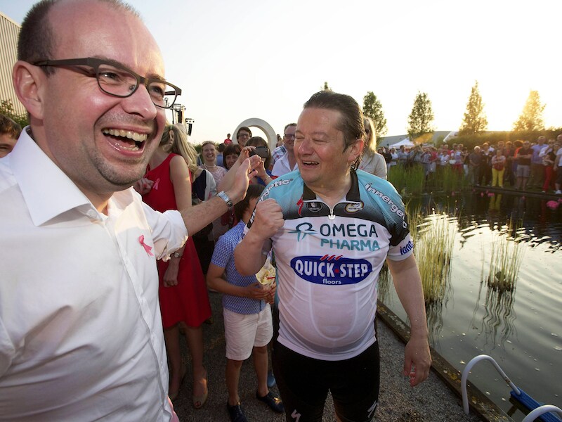 Sven Ornelis naast Marc Coucke