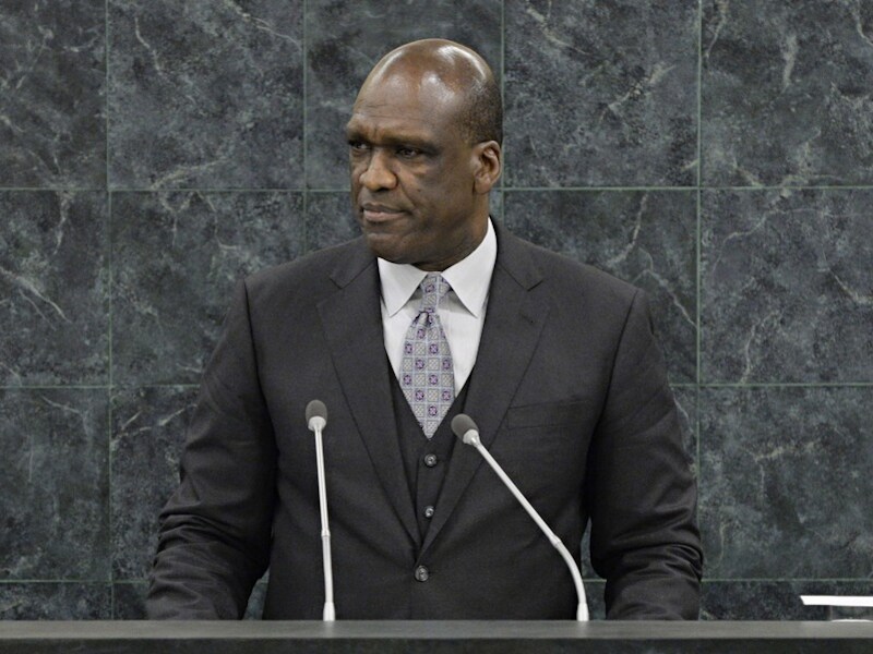 John Ashe, voorzitter van de algemene vergadering van de VN.