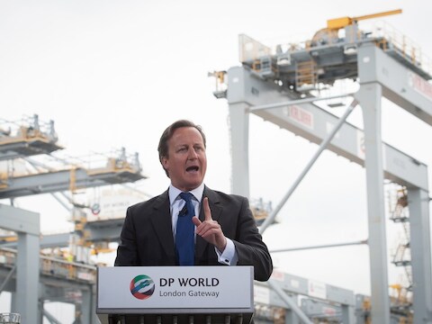 De Britse premier David Cameron.