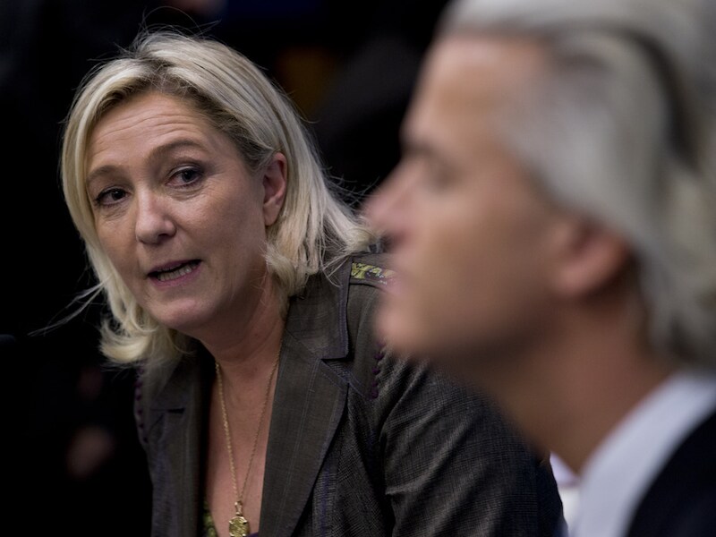 Marine Le Pen en Geert Wilders.