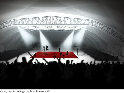 Design voor de concerthal in Paleis 12.