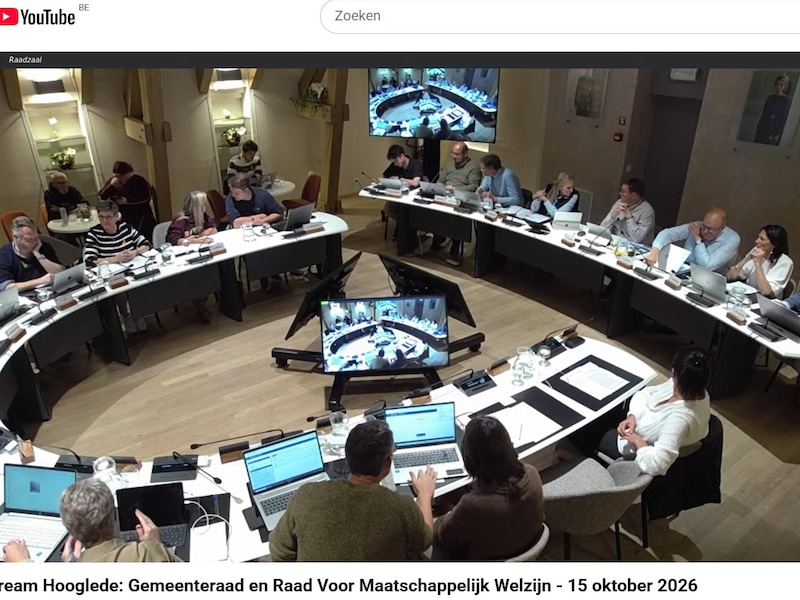 Gemeenteraad Hooglede voor het eerst live: “Toch een historisch momentje voor onze gemeente”
