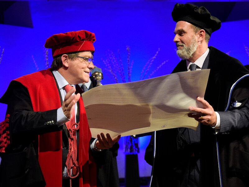 Rik Torfs en Peter Bouckaert.
