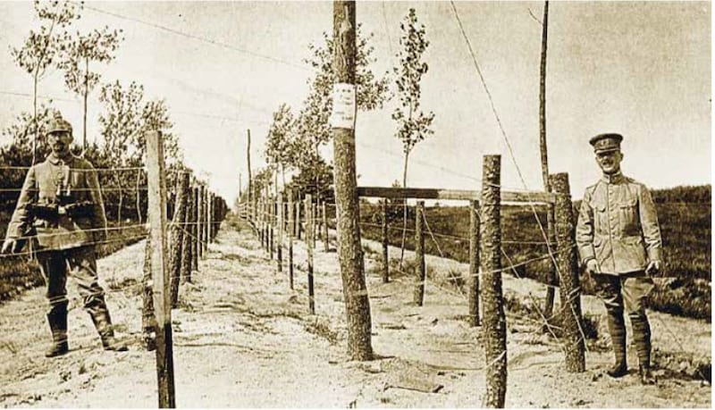 De doodendraad in Wortel Kolonie.