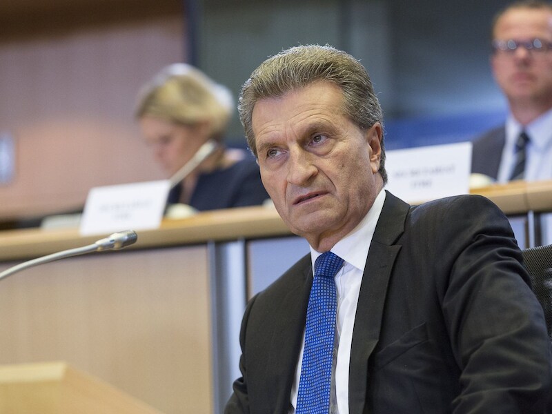 Oettinger weet het zeker, de Europeanen kunnen ook deze winter op beide oren slapen.