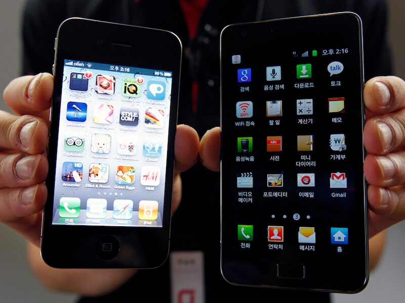 Apple en Samsung beschuldigen elkaar van schending van patenten.
