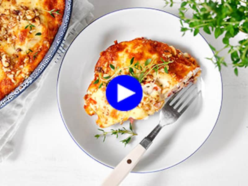 Veggie genieten: rode biet, ricotta en walnoten in de oven 