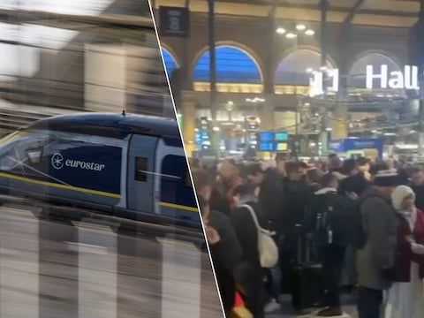 Reizigers zijn gestrand in het internationale treinstation van Parijs door annuleringen en vertragingen bij Eurostar, meldt een lezer via 4040.