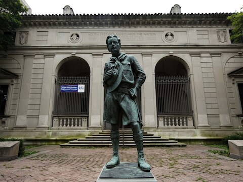 Het hoofdkwartier van de Boy Scouts of America in Philadelphia.