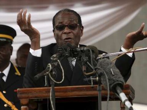Zimbabwaans president Robert Mugabe