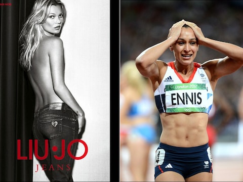 De slanke Kate Moss heeft afgedaan, sportster Jessica Ennis is het nieuwe rolmodel voor dames.