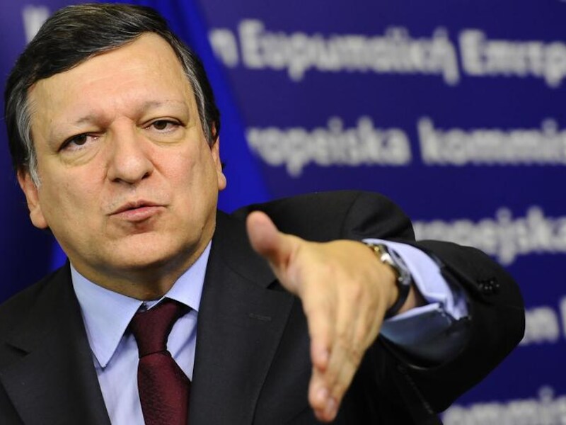 Voorzitter van de commissie José Manuel Barroso.