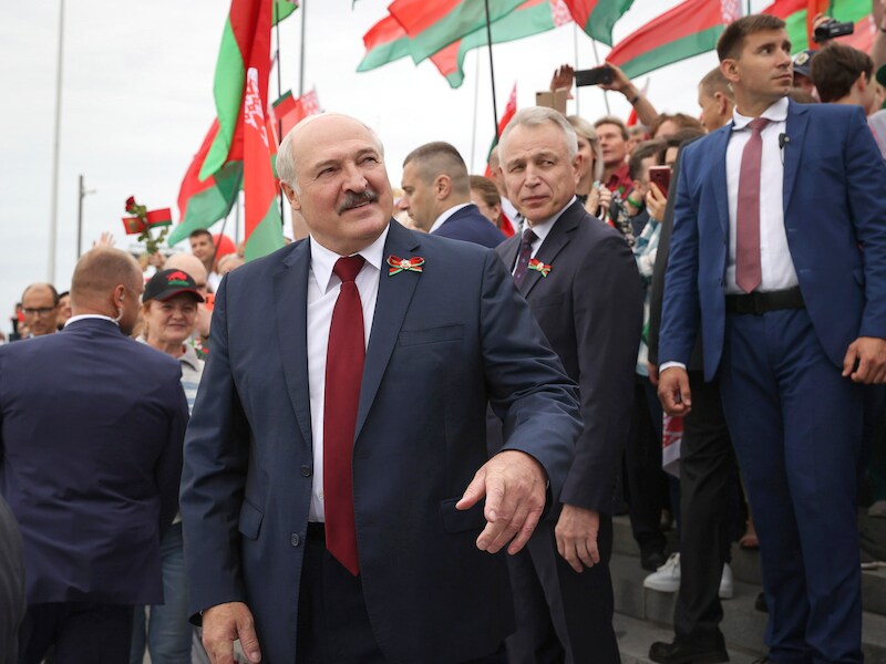 De Wit-Russische president Alexander Loekasjenko.