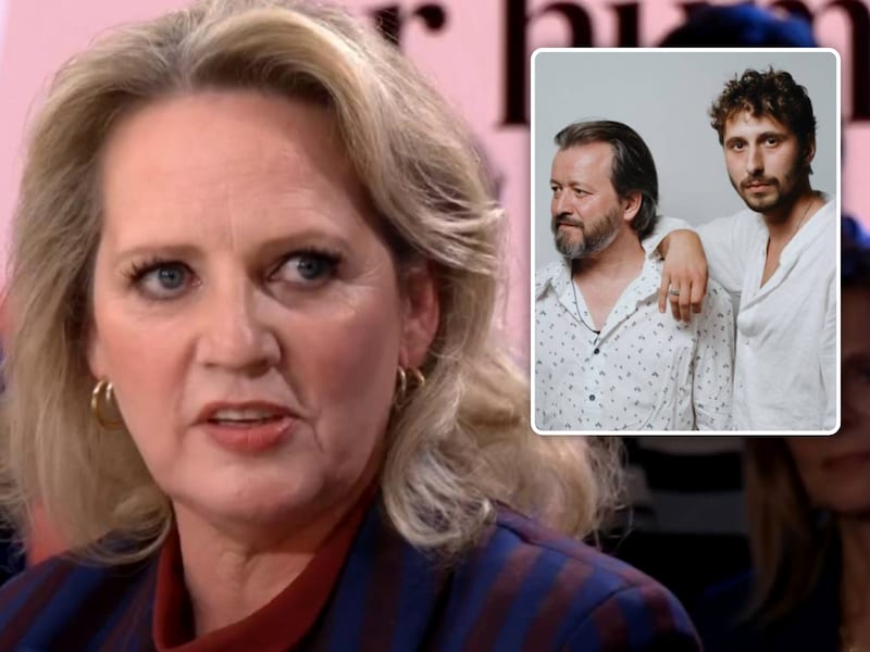 Maaike Cafmeyer in ‘De tafel van Tine’, Inzet: Mathias en Tore Sercu 