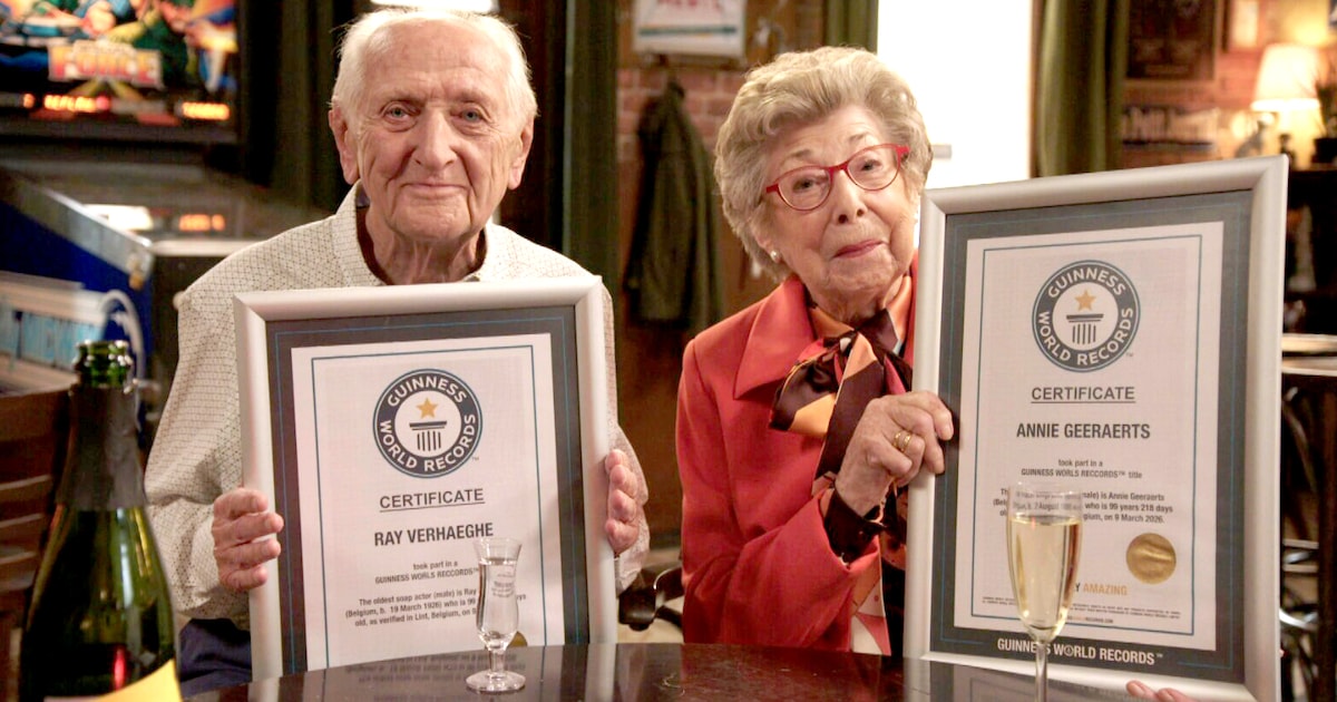 Officieel het oudste soapkoppel ter wereld: Annie Geeraerts en Ray  Verhaeghe uit 'Familie' opgenomen in 'Guinness Book of Records' | Showbizz  | HLN.be