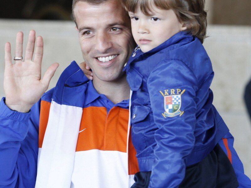 Rafael met zijn zoon. Archieffoto