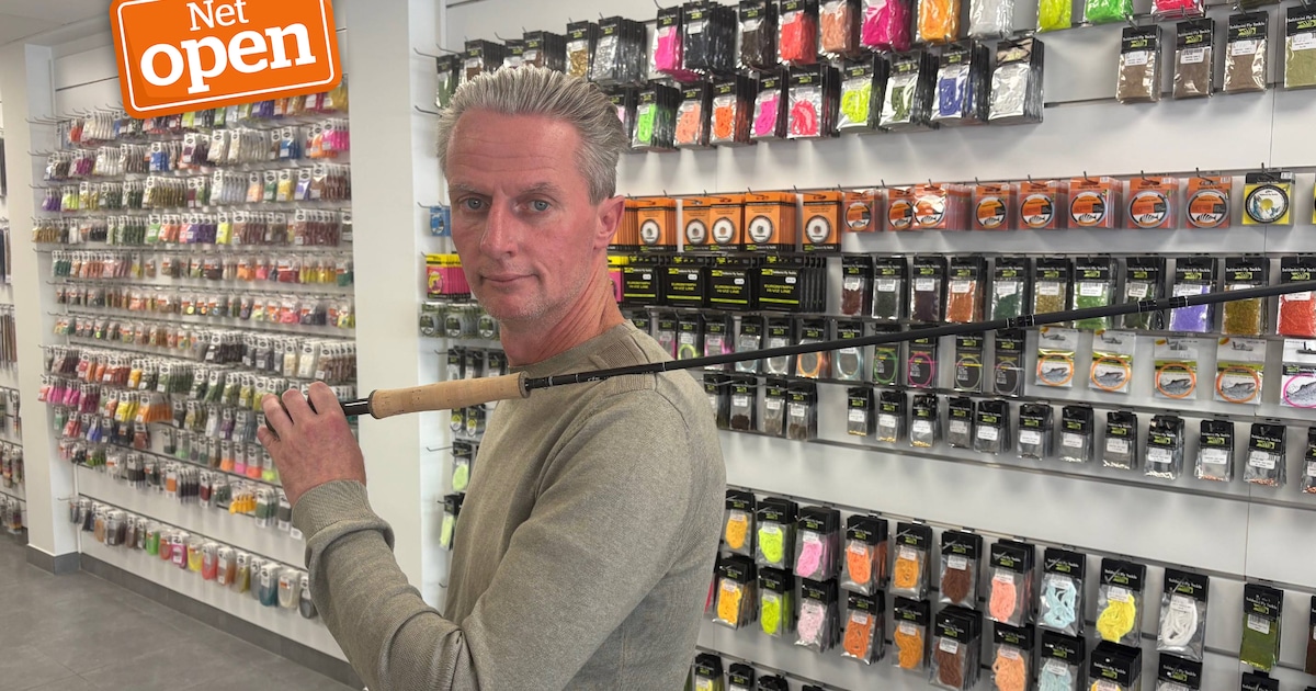 NET OPEN. Gregory (46) opent hengelwinkel voor vliegvissers in Deinze ...