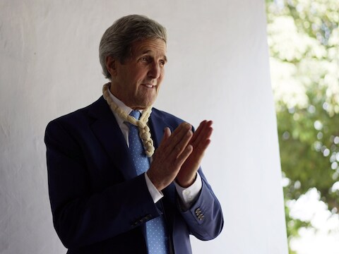 John Kerry bevindt zich momenteel in India, voor een bezoek dat al langer gepland was.