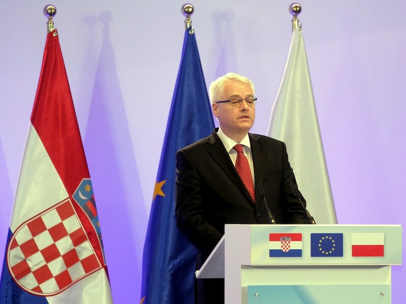De Kroatische president Ivo Josipovic.