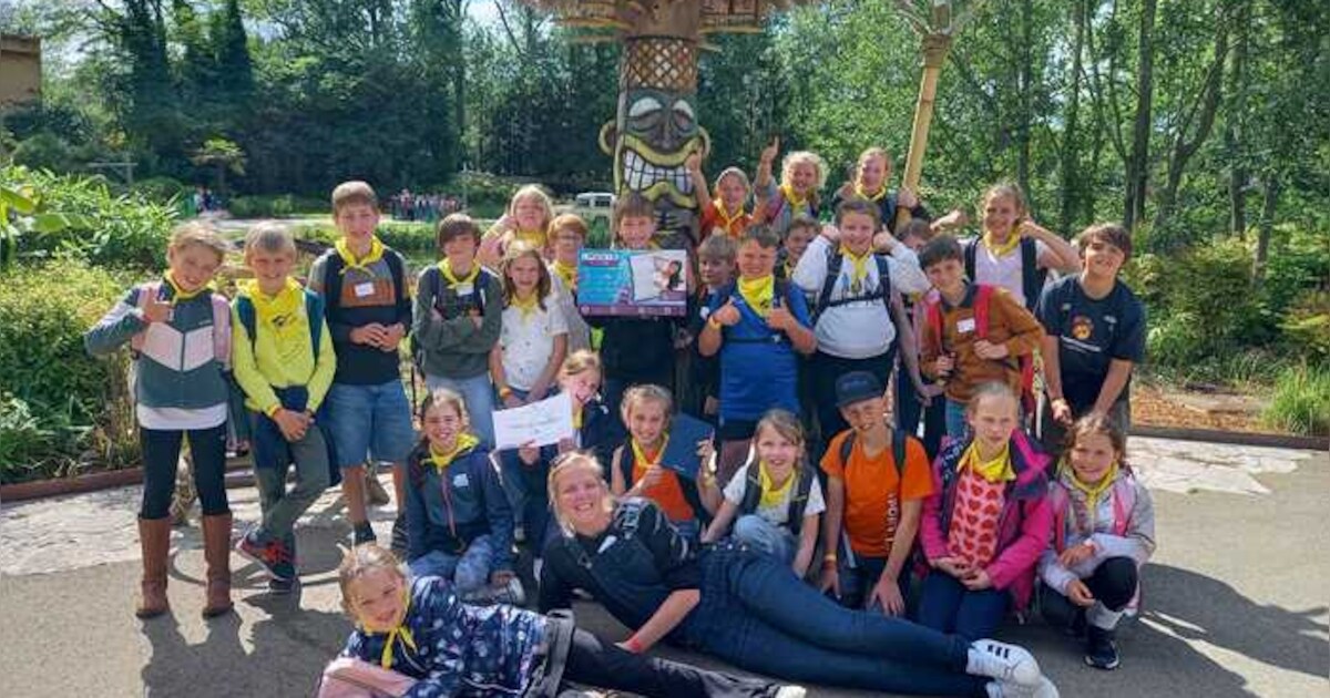 Vierde leerjaar VBS De Wijzer wordt derde bij ICT-wedstrijd in Walibi ...