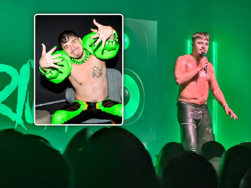 Käärijä nam in 2023 deel aan het Eurovisiesongefestival (inzet), donderdagavond speelde hij in de Antwerpse Trix.