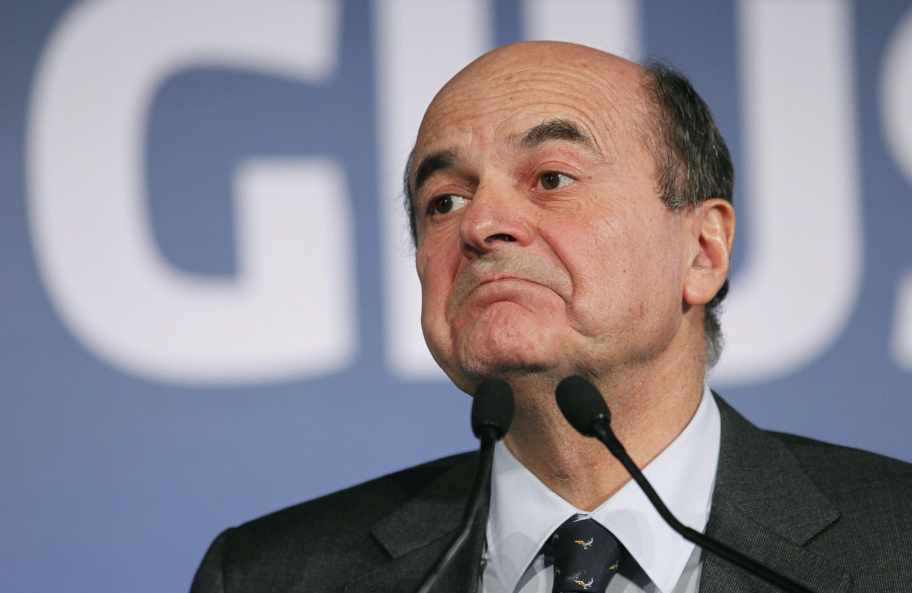 Voorzitter van de centrumlinks Pier Luigi Bersani