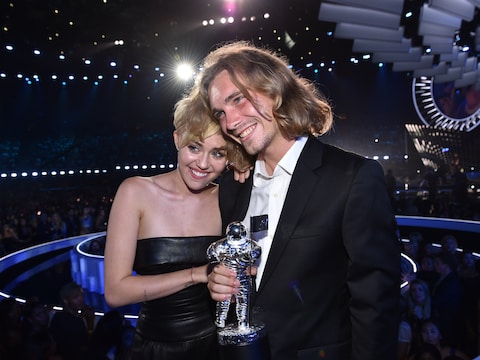 Miley Cyrus op de Video Music Awards.