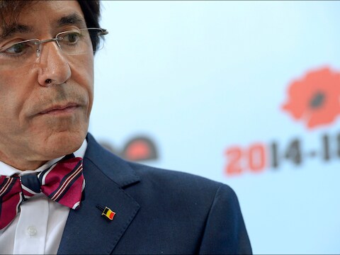 Premier Elio Di Rupo.