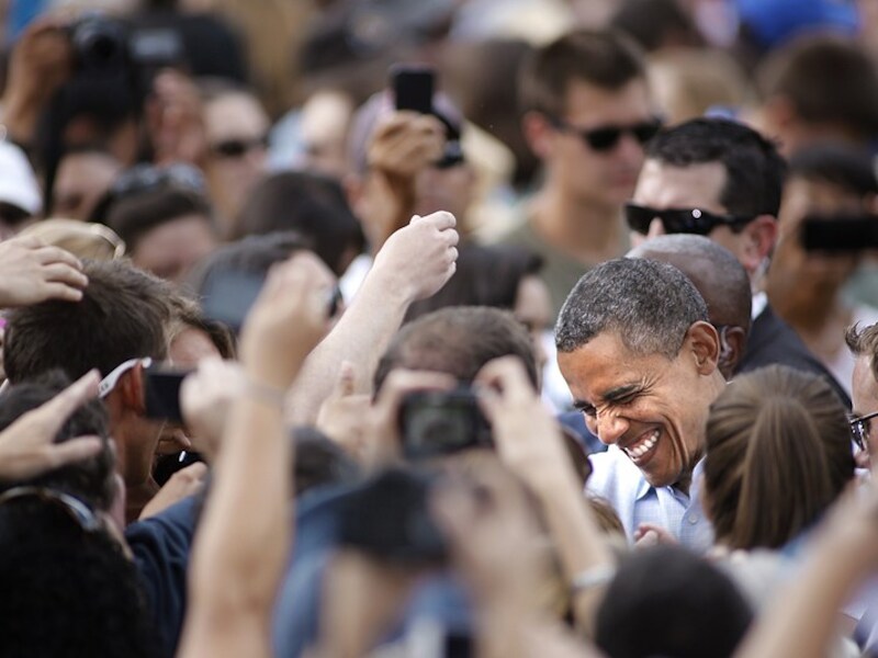 President Barack Obama op 2 september in Boulder, Colorado.
