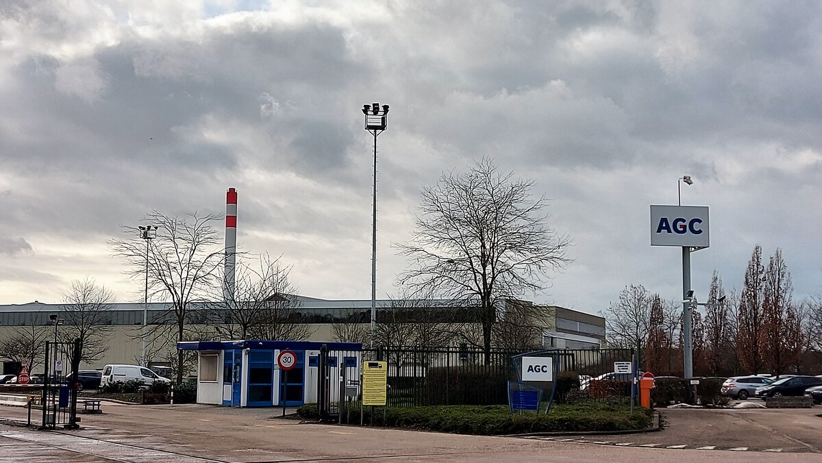Het bedrijventerrein van AGC op Berkebossen.