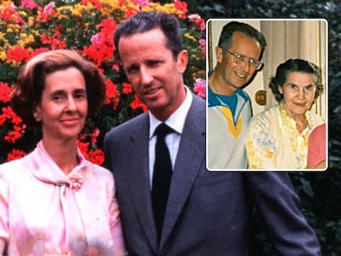 koning Boudewijn en koningin Fabiola. Inzet: Boudewijn en Veronica O’Brien.