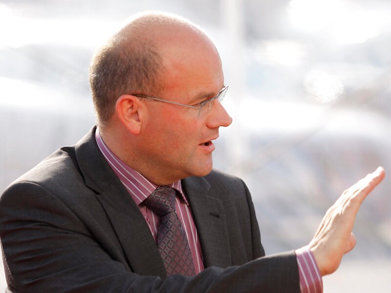 Philippe Courard (PS), staatssecretaris voor Maatschappelijke Integratie en Armoedebestrijding.