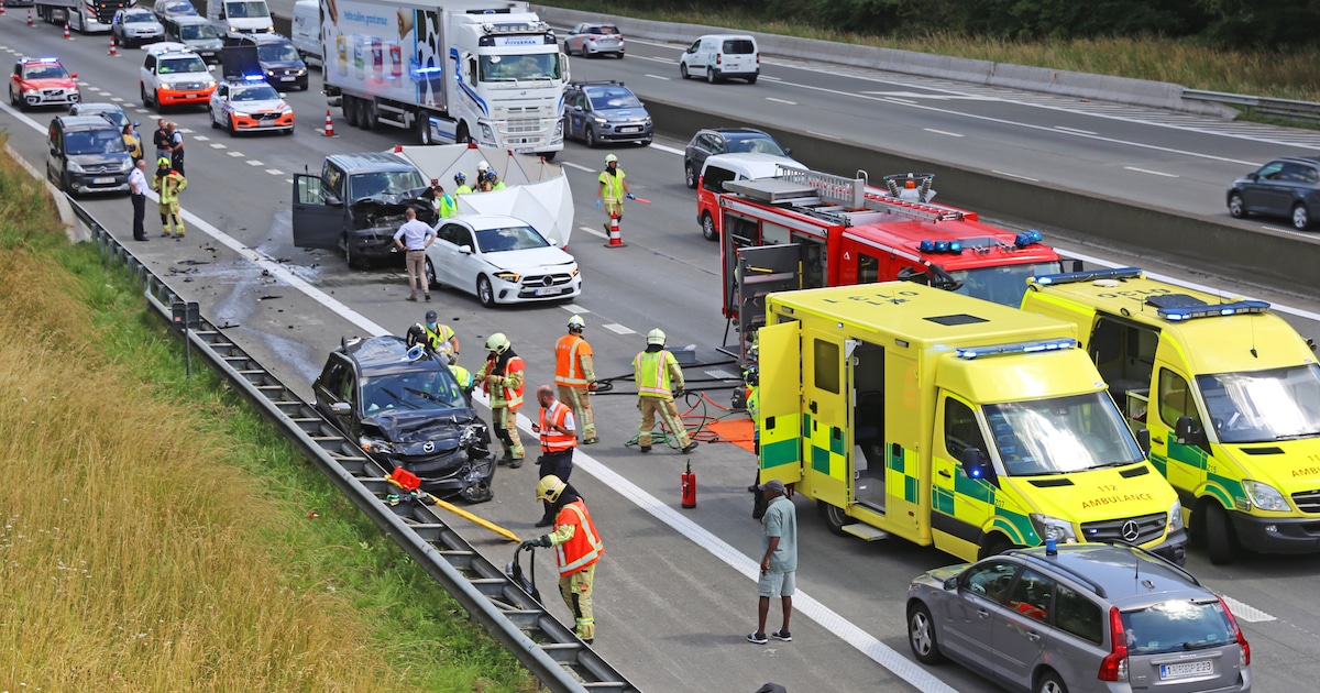 Zwaar verkeersongeval op E40 Affligem: dode en twee zwaargewonden nadat ...
