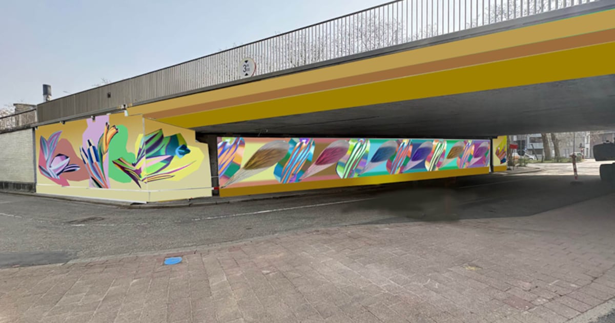Grijze Winketbrug wordt één grote muurschildering, geïnspireerd op ...