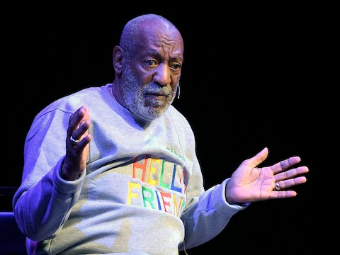 De Amerikaanse komiek Bill Cosby.