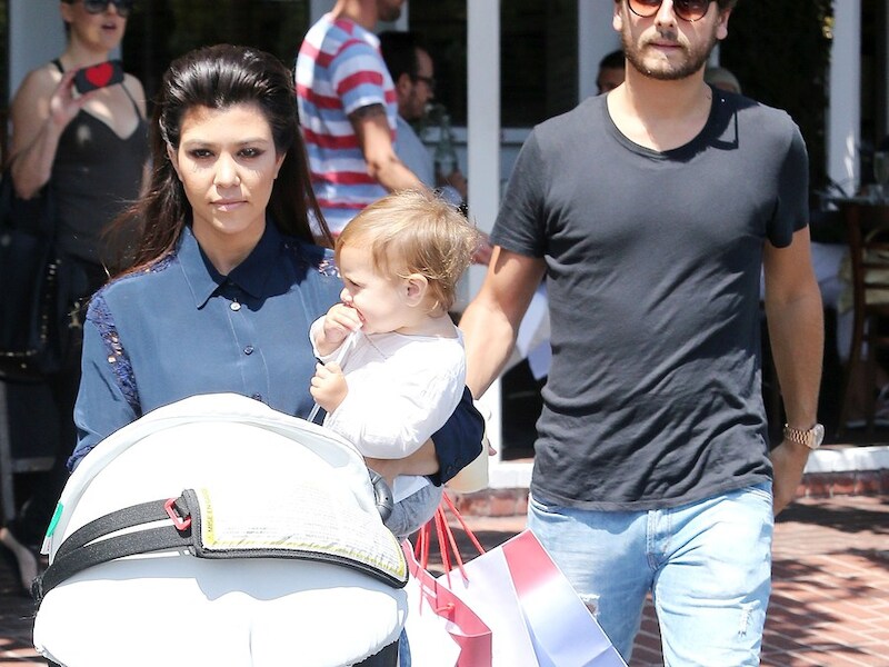 Kourtney Kardashian en haar echtgenoot Scott Disick.