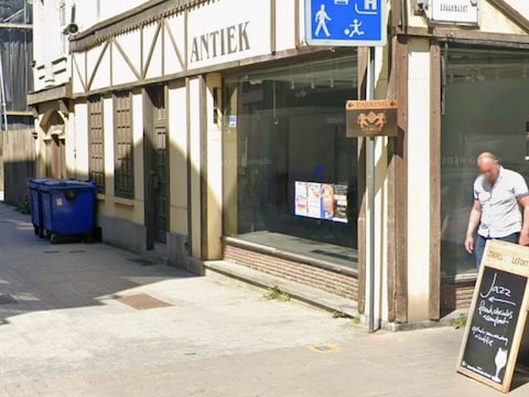Archiefbeeld van de Jan Persijnstraat, vanaf de Graanmarkt bekeken.