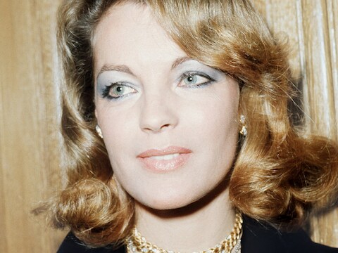 Romy Schneider (1938-1982). Foto uit 1975.