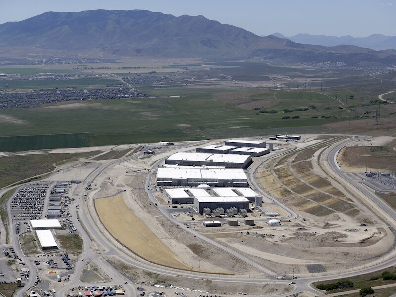 Het nieuwe datacenter van de NSA in Bluffdale, Utah.