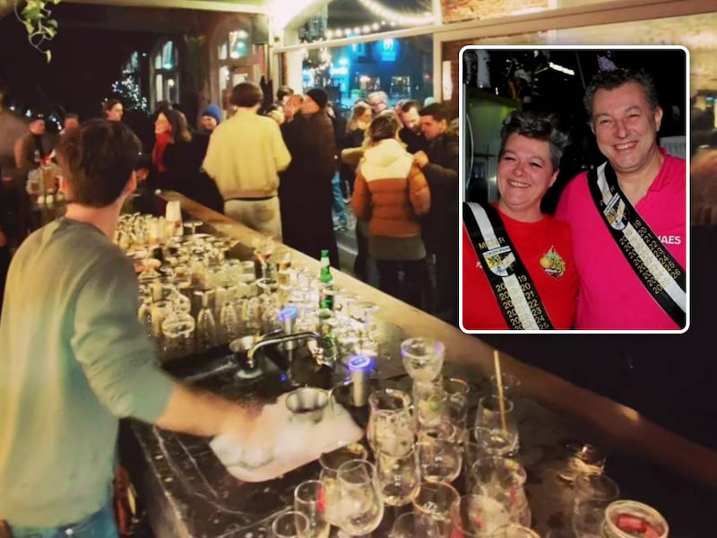 Het Boechoutse café Kalifornia grijpt in. Ook Tineke Stevens en Stefaan Lacroix van café Den Heiligen Gheest in Aalst (inzet) hebben problemen met het gedrag van minderjarigen.
