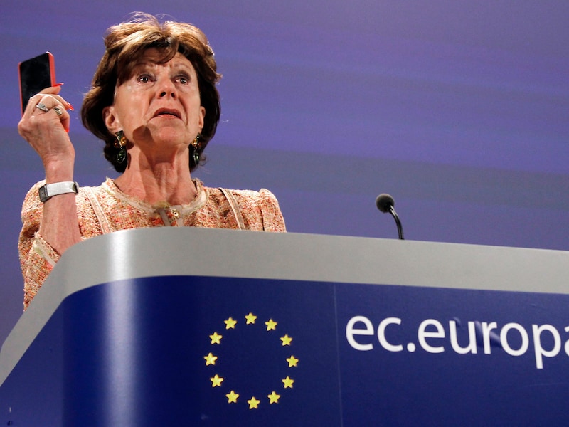 Eurocommissaris Neelie Kroes.
