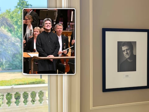 Portret van ereburger van Destelbergen Dirk Brossé, Inzet: The London Symphony Orchestra conducted by Dirk Brossé 22 June 2025 Photo by Mark Allan