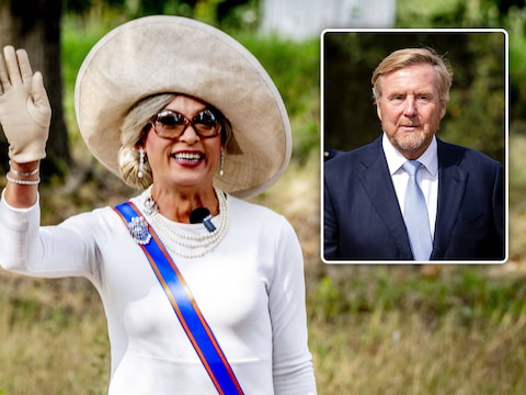 KIJK. Dragqueen die lijkt op Máxima zwaait koning Wil­lem-Alexan­der uit na werkbezoek in Eindhoven