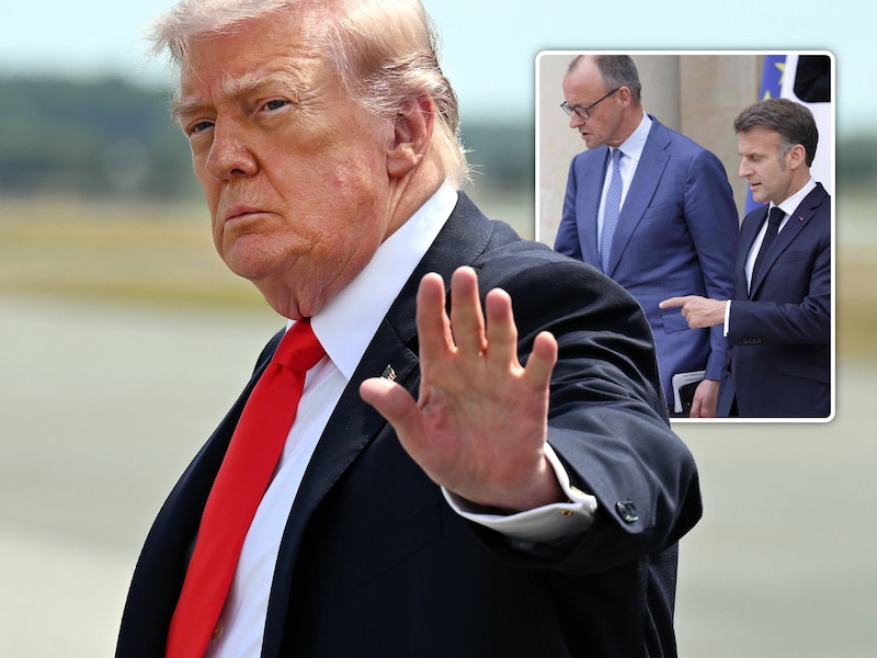 Trump trekt vijfduizend militairen terug uit Duitsland, wat onder anderen Duits bondskanselier Merz en Frans president Macron met een probleem opzadelt.