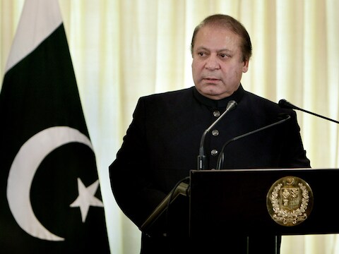 De Pakistaanse premier Nawaz Sharif.