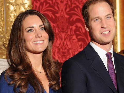 Kate Middleton met Prins William in 2010.