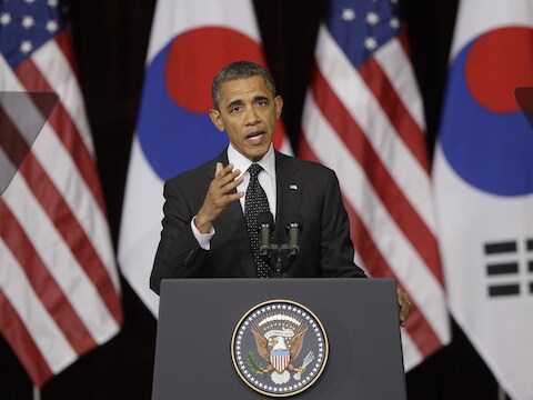 Obama is vandaag in Seoul voor een top rond kernwapens.