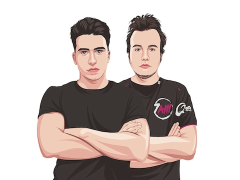 Flif, de jungler van ION SQUAD en S1D, de support van Team 7AM.